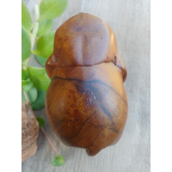 Vintage Hardwood Elephant // Decorative Wood Figurine - Picture 7 of 10